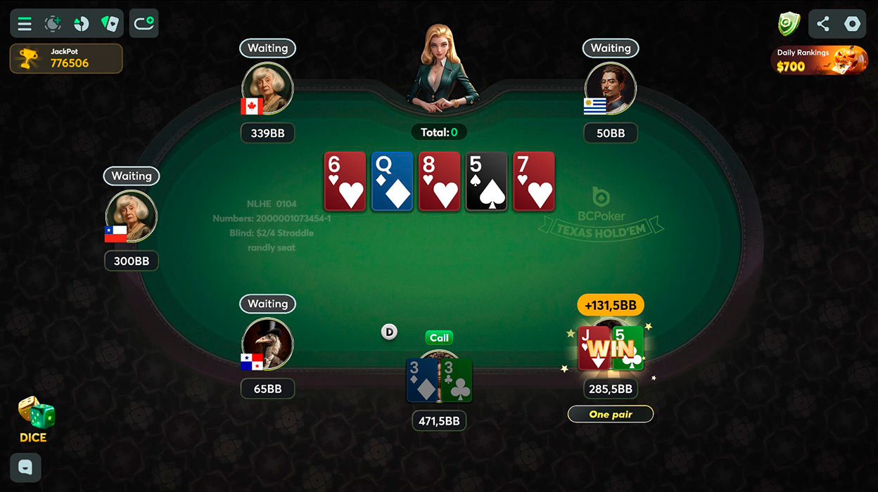 Bc Poker 6 Max Table