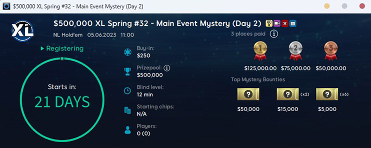 Xl Spring Series 888 Poker Me