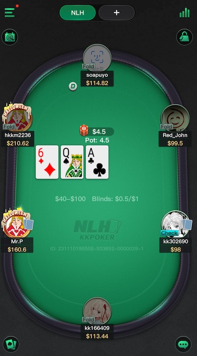 KKPoker Table 2023
