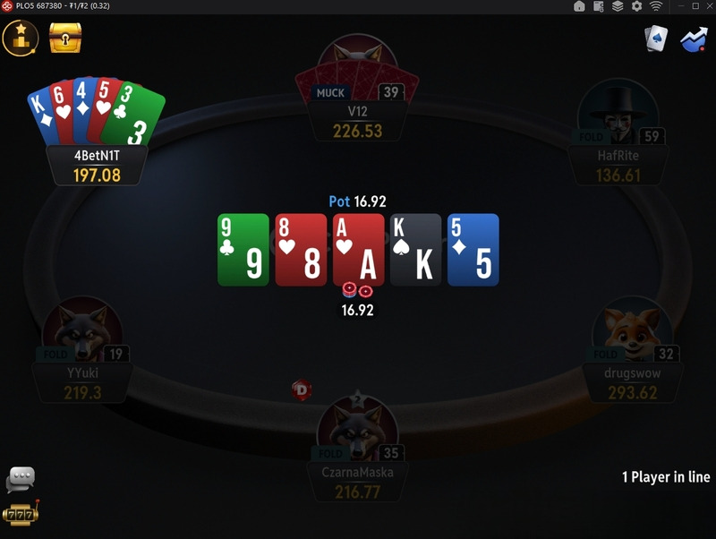 Coinpoker Plo5 Table