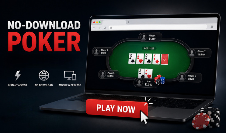 No Download Poker Sites Instant Play Browser
