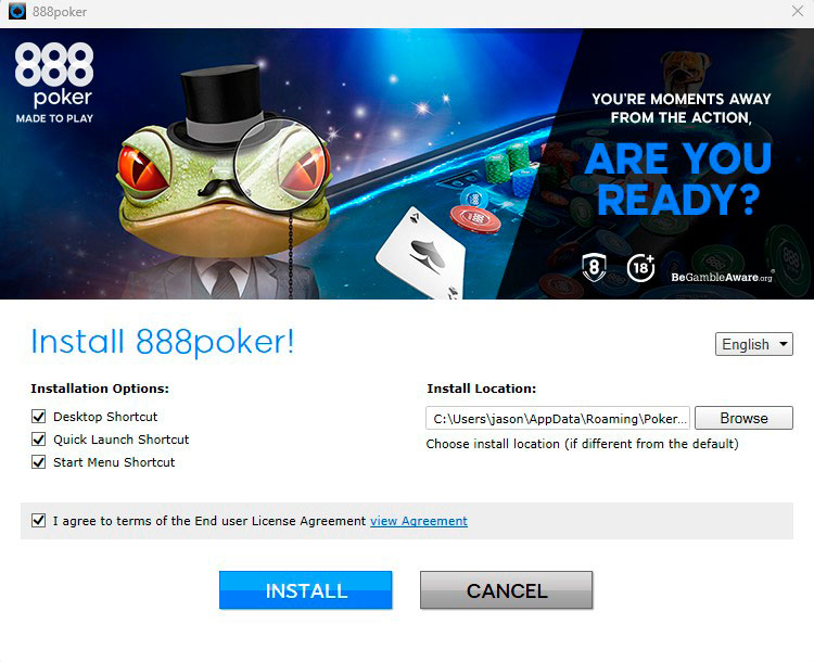 888 Poker Pc Install Instructions