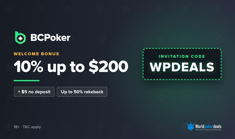 Bcpoker Bonus Code Wpdeals