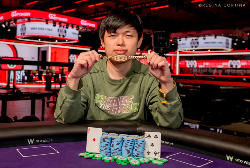 Honghao Zhang Gane Event 13 6 Handed Nlh Wsop 2026