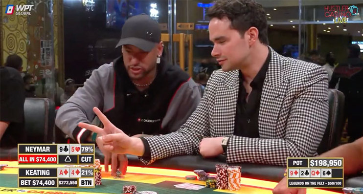 Keating Vs Neymar Hustler Casino Live