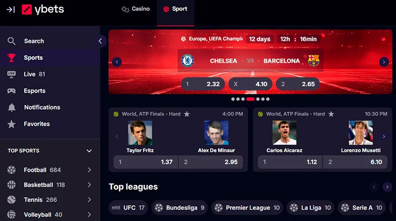 Ybets Sports Betting