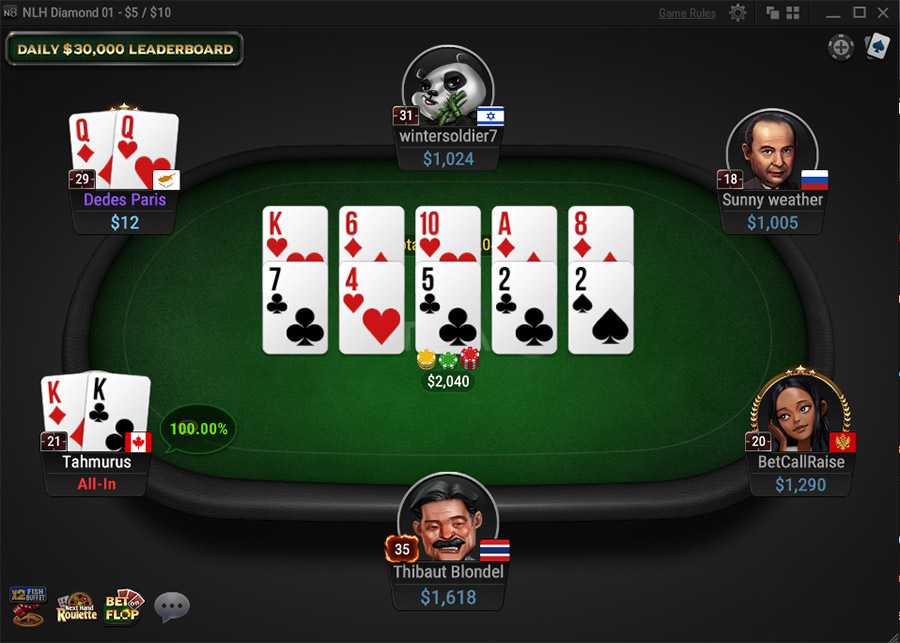 Natural8 Poker Holdem Table Ru