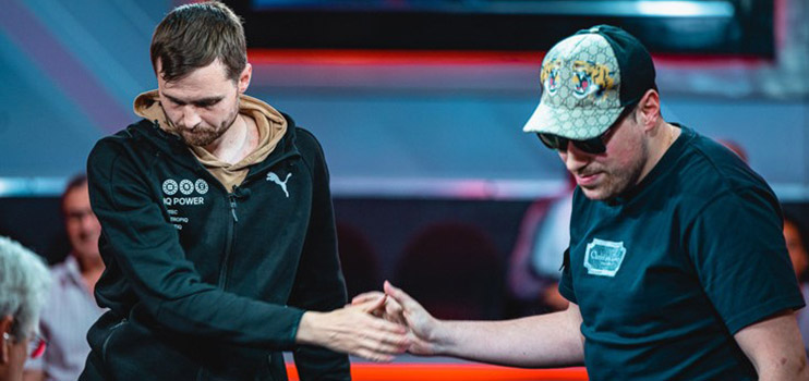 Артур Мартиросян и Мартин Кабрхел на  WSOP 2023