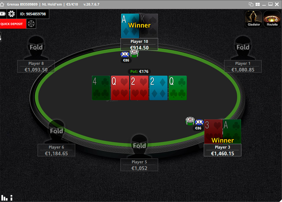 Paddy Power Poker Holdem Table Ru