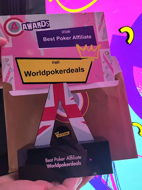 Кубок Best Poker Affiliate 2025 сайта Worldpokerdeals