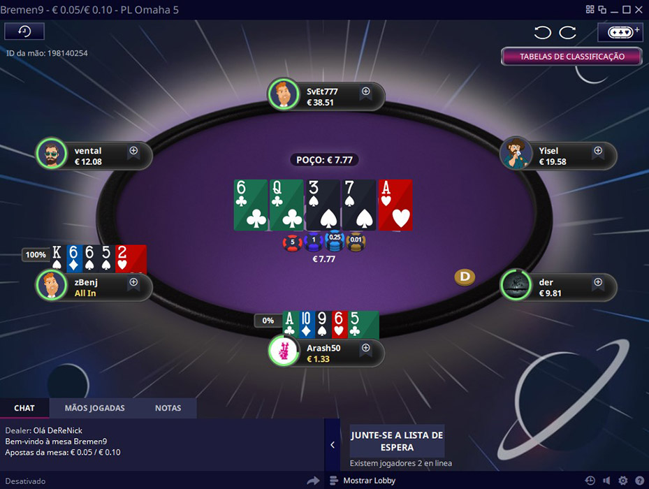 Vbetpoker Plo Table New Pt