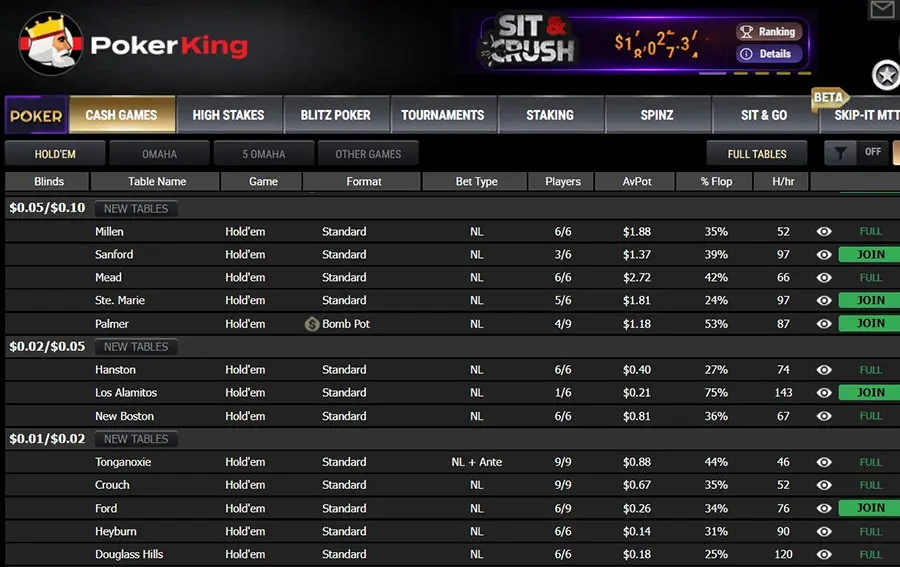 Pokerking игры и трафик
