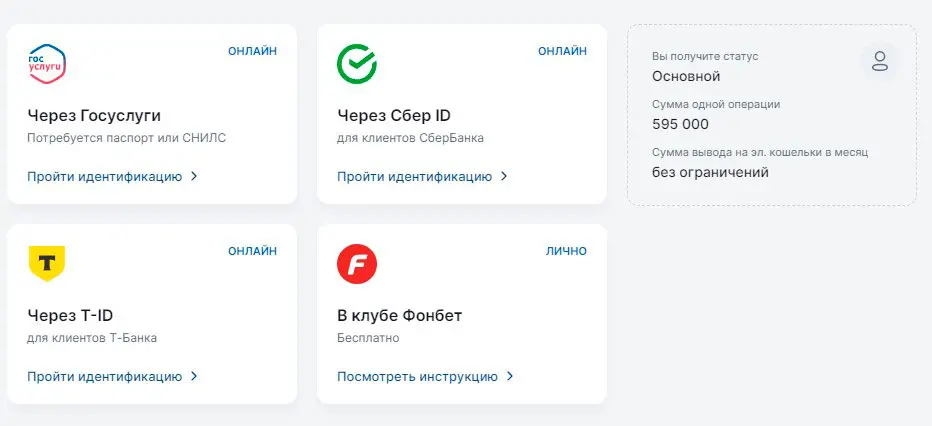 Фонбет верификация