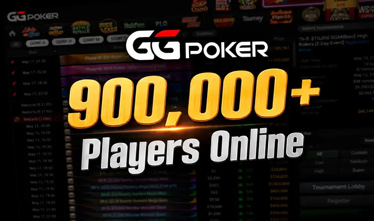New Ggpoker Record 900000 Players Online