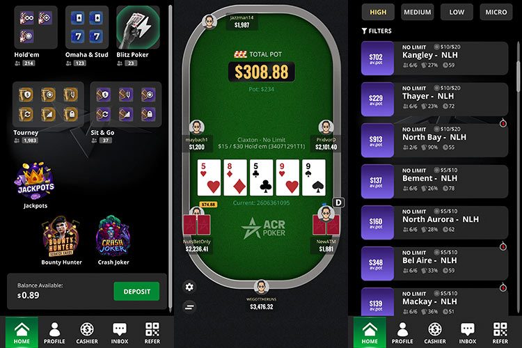 ACR Poker Mobile App