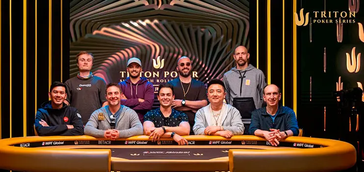Финальный стол турнира 50k Turbo Bounty Quattro Triton Poker Jeju 2025