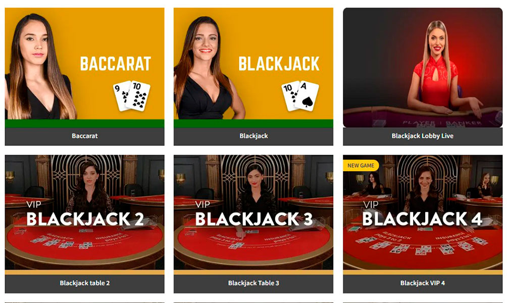 Joe Fortune Casino Live Dealer Games