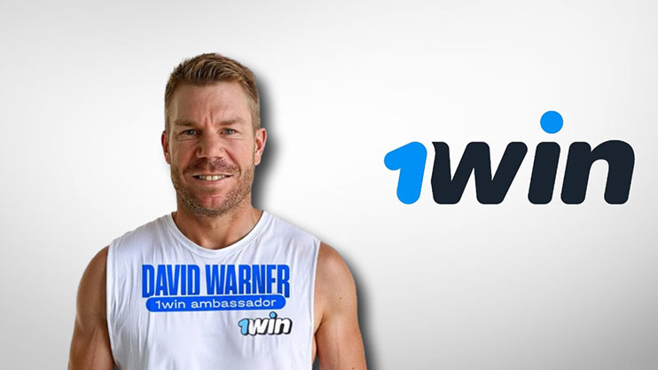 David Warner 1win Brand Ambassador