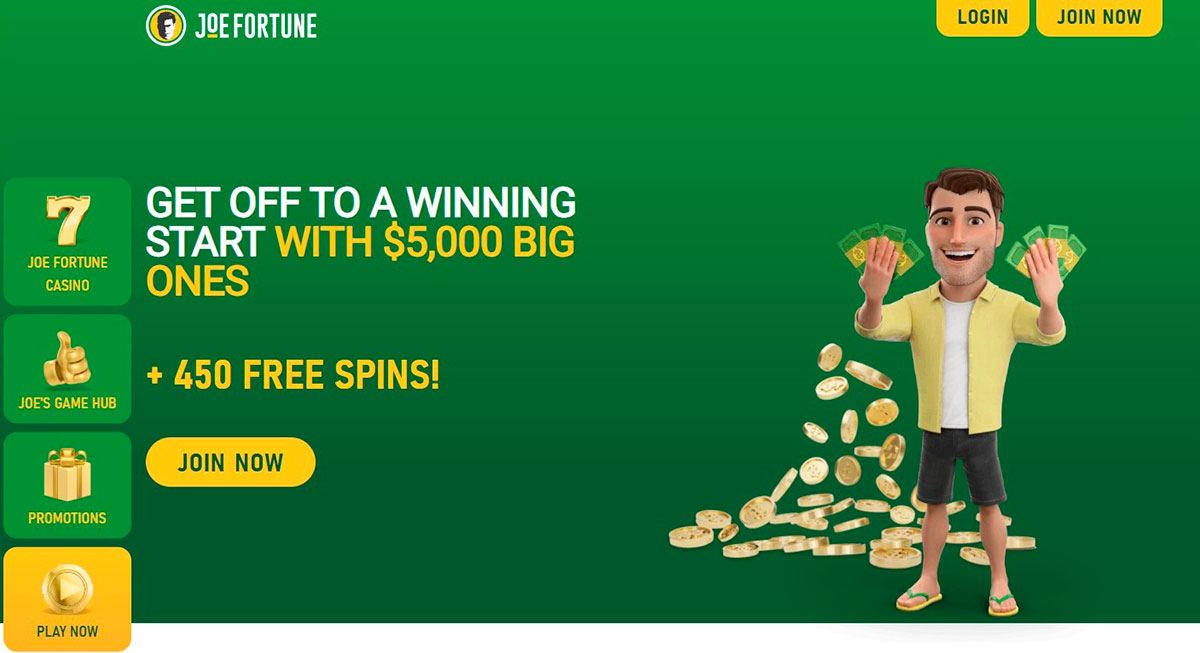 Joe Fortune Casino Site