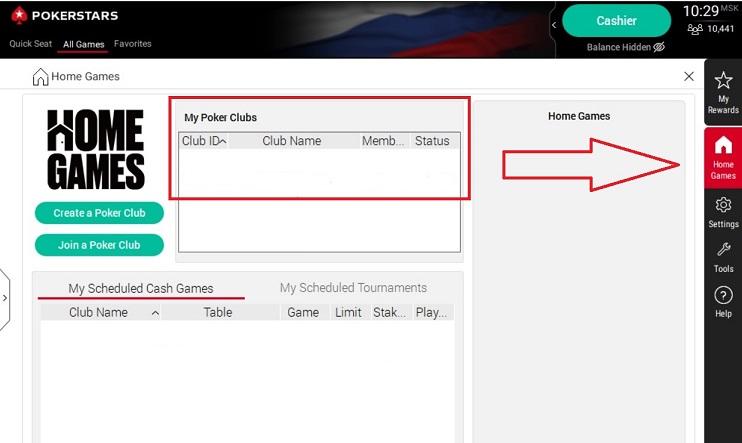 Poker Stars Home Game