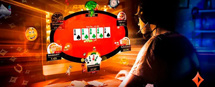 Новый дизайн столов в  Partypoker