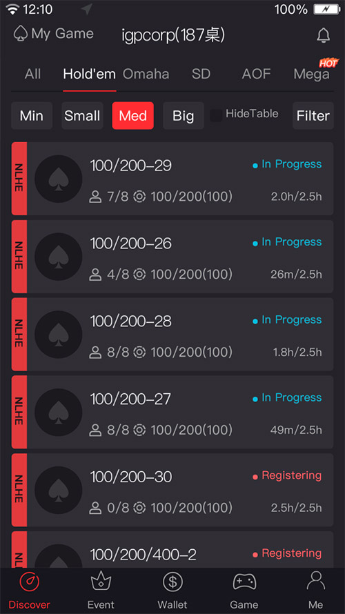 Red Dragon Poker Cash Tables Lobby Es