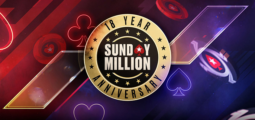 Sunday Million 18th Anniversary 8m Gtd