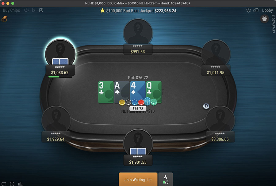 Sportsbetting Holdem Table En