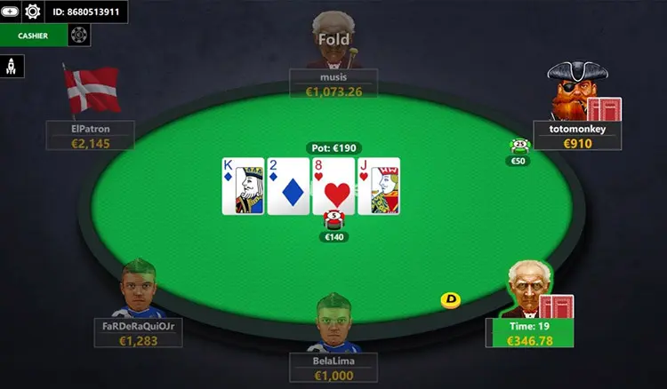 Betsafe Poker стол