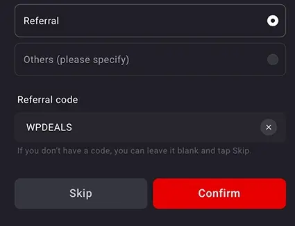 Referral Code Field With Wpdeals Code
