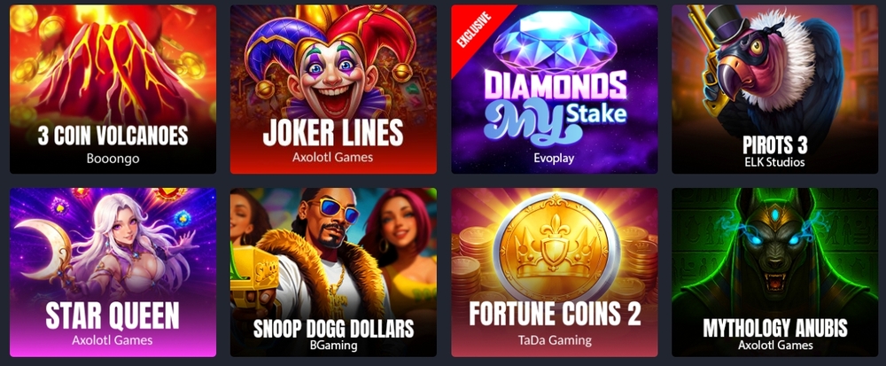 Mystake Casino Games