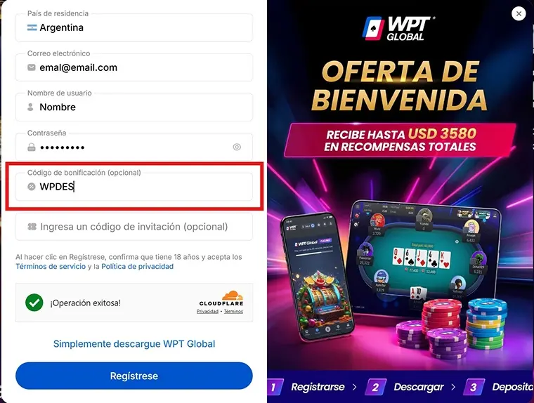 Wpdeals Bonus Codigo Wpt Global
