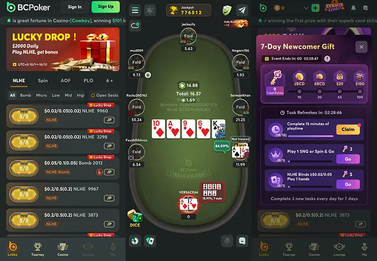 BC Poker Mobile App