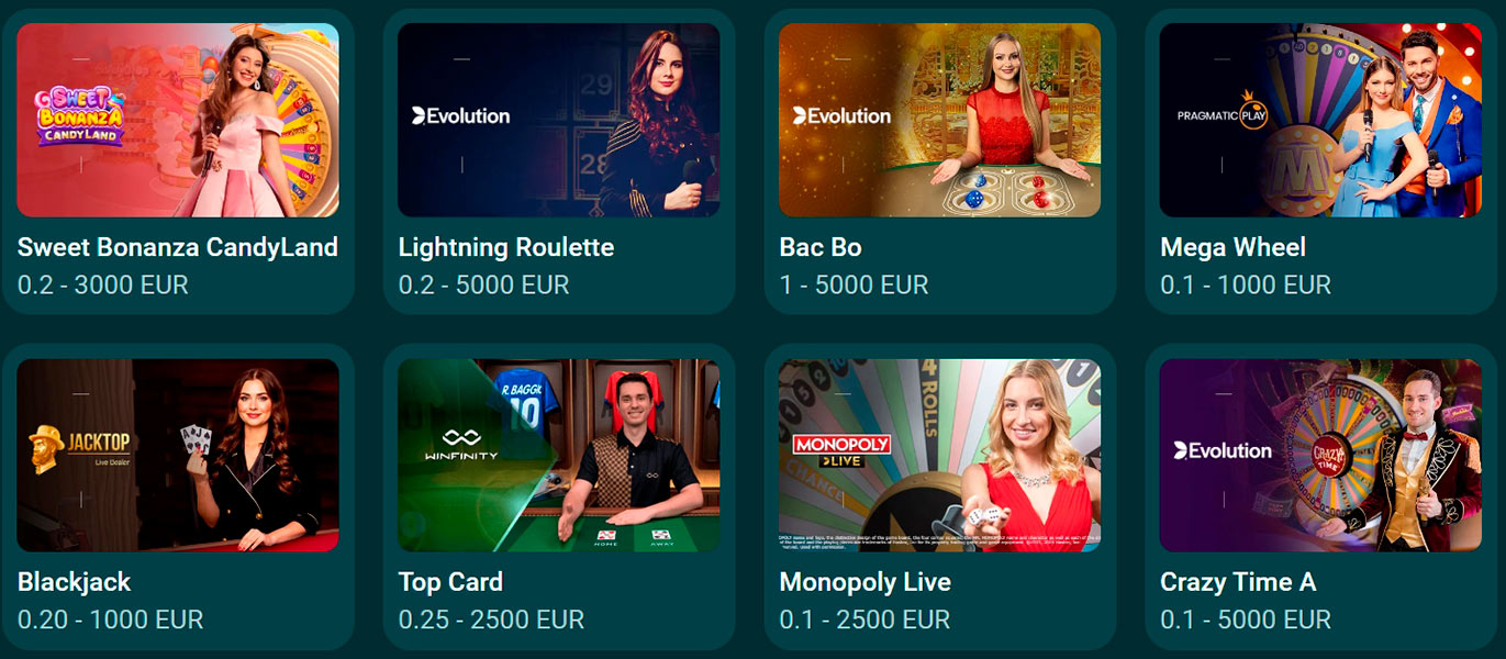 22 Bit Casino Live Games