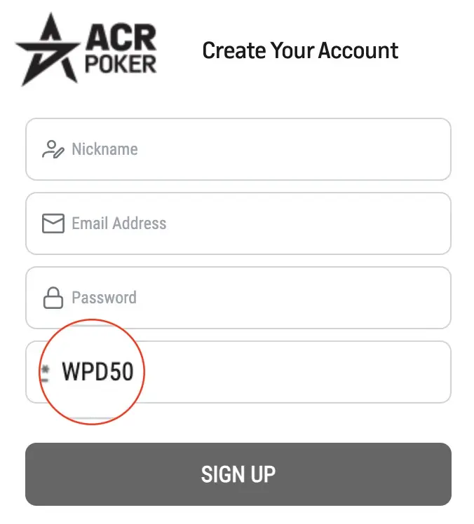Referral Code Field With Wpd50 Bonus
