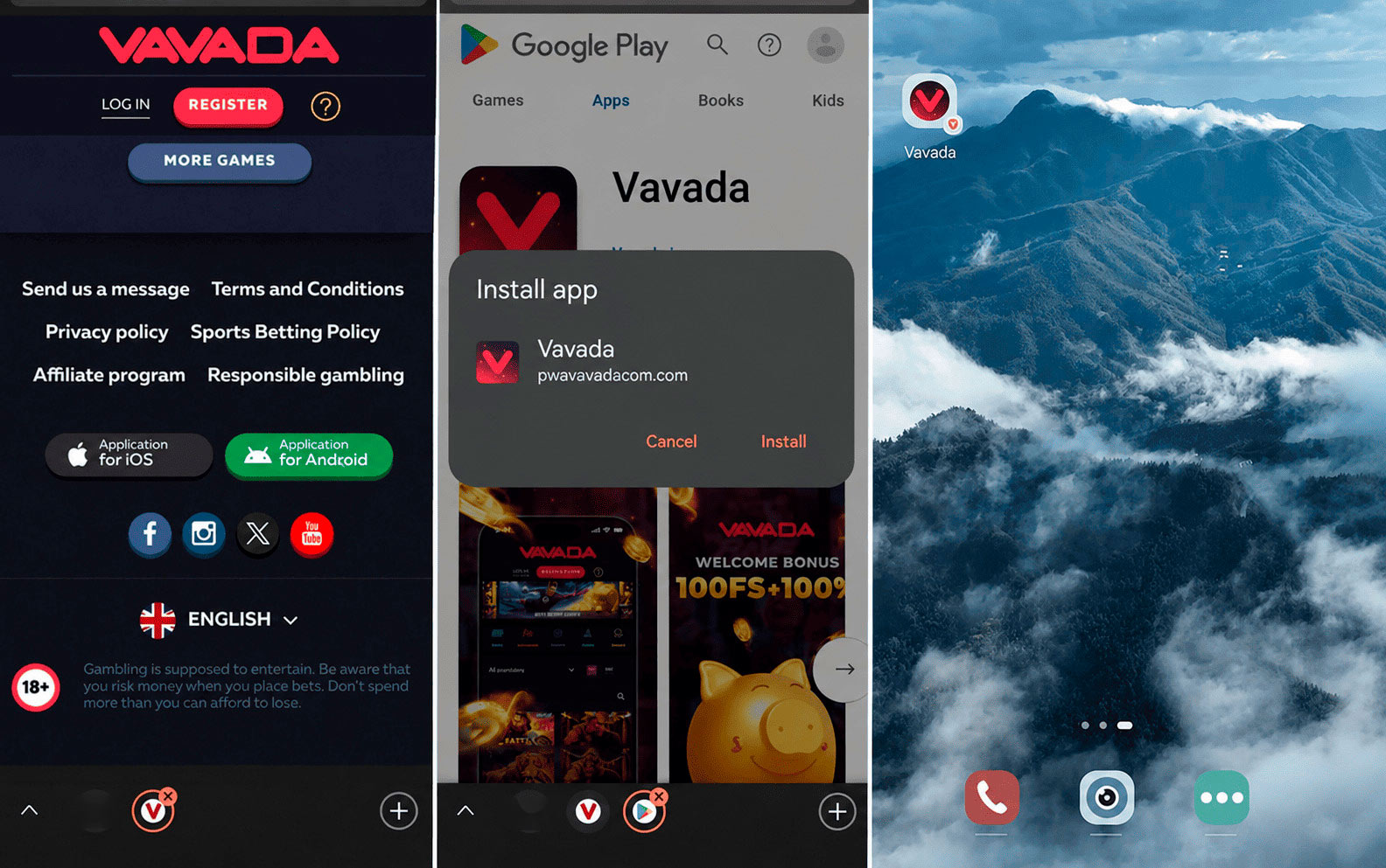steps to Download and Install Vavada on Android