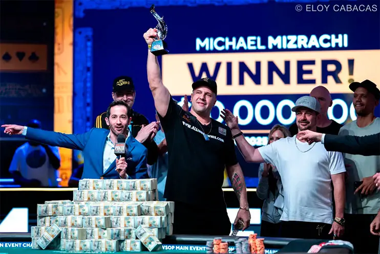 Michael Mizrachi Win 8 Braslet Wsop