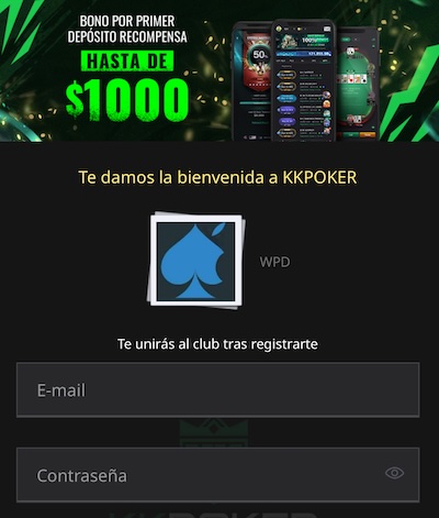 Registro KKPoker