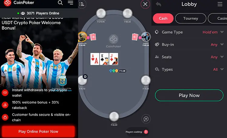 Coinpoker Mobile App