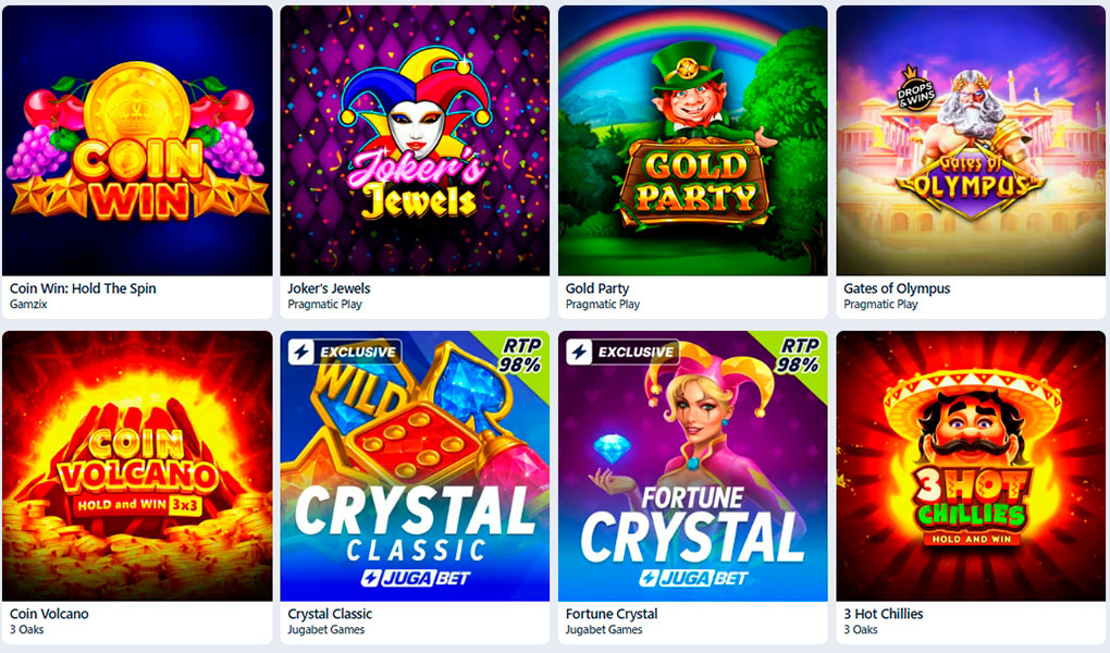 Jugabet Casino Slots