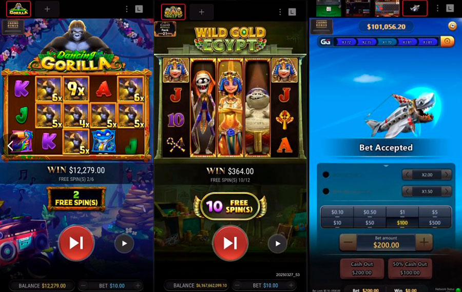 Gg Vegas Casino Mobile Games