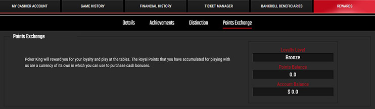 Intercambio de Puntos Royal Club Royal