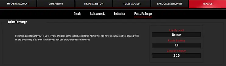 Intercambio de Puntos Royal Club Royal