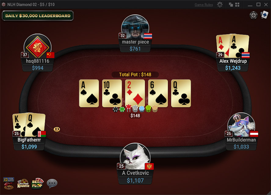 Poker Ok Holdem Table En