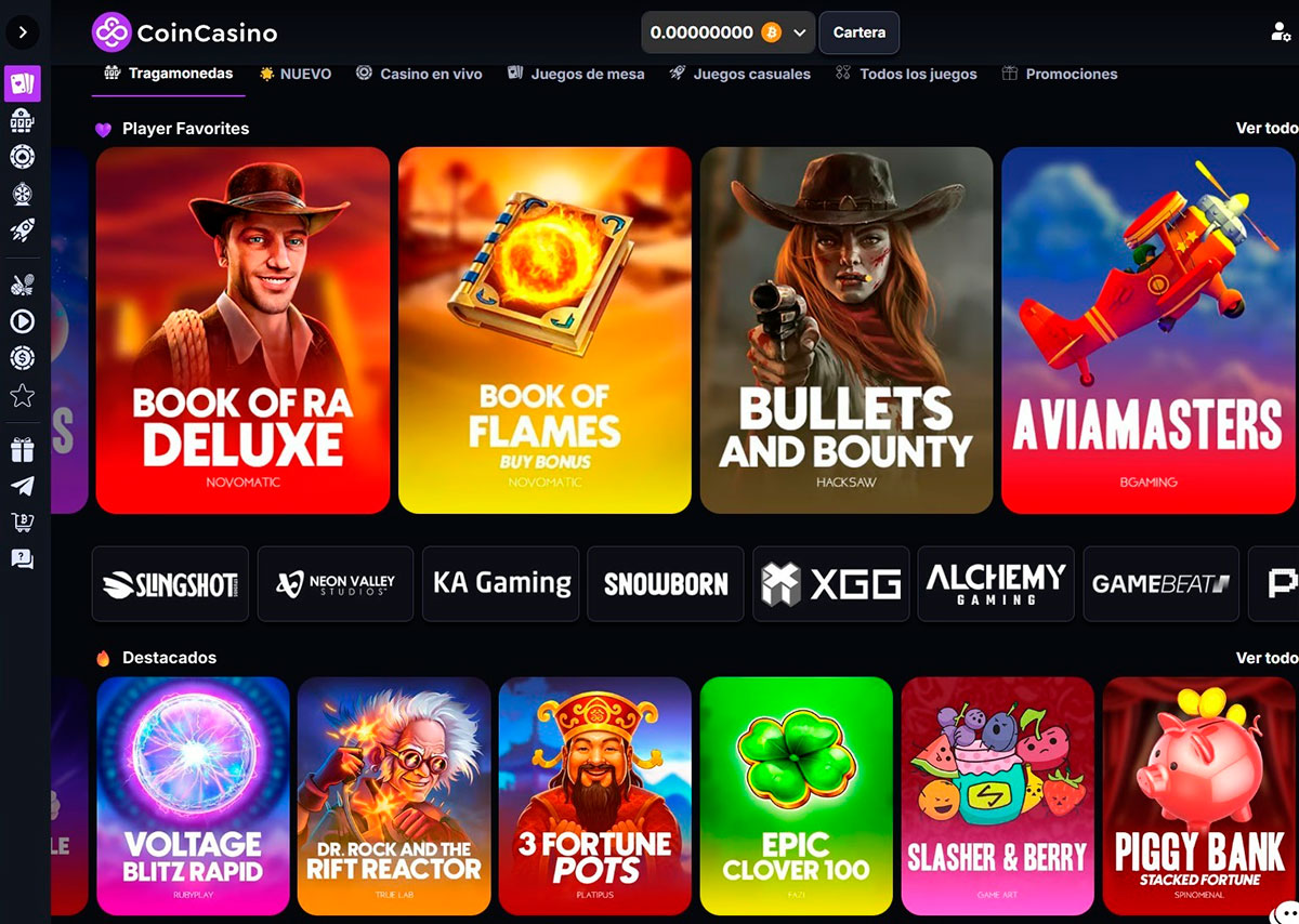 Coin Casino Sitio Web