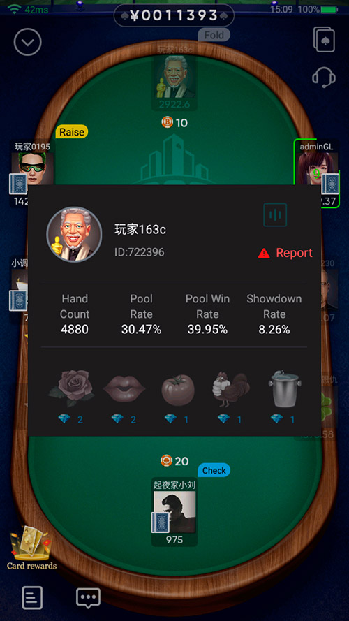 City of Poker Stats Es