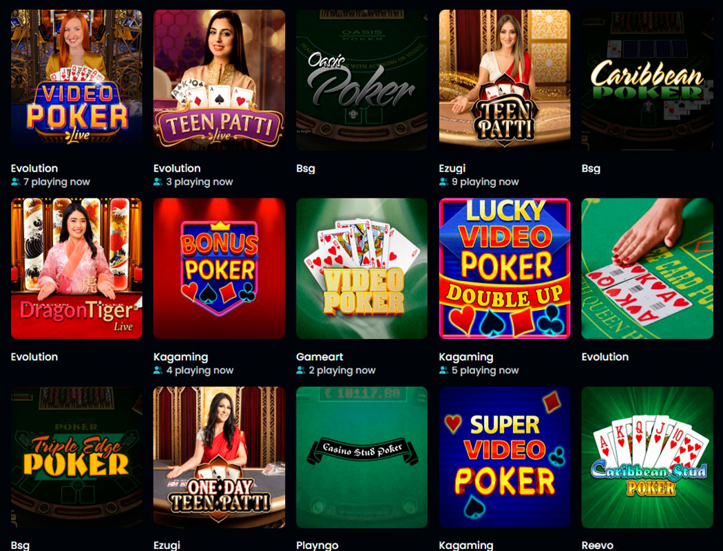 Snatch Casino Table Games