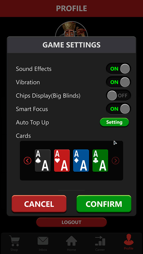 Club Gg Game Settings Eng