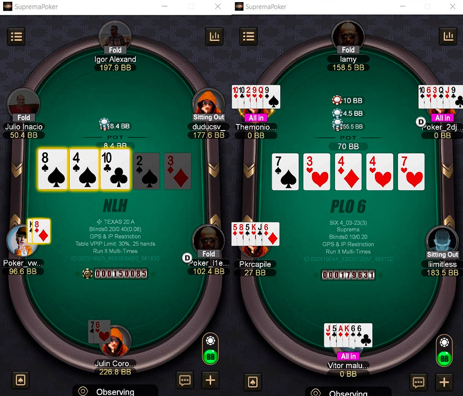 Suprema Poker Holdem Omaha Ru