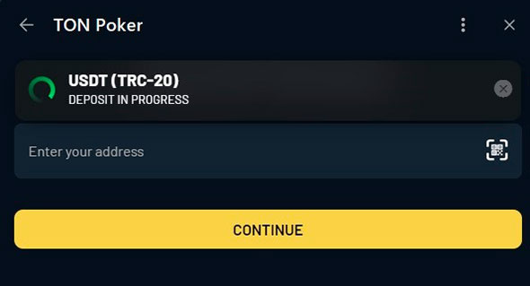 Ton Poker вывод средств